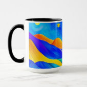 Darstellung der Landschaft Tasse (Links)