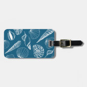 Darstellung der Muschel auf See Gepäckanhänger (Vorderseite horizontal)