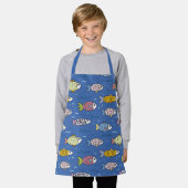 Darstellung der niedlichen Fische Schürze (Getragen)