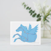 Darstellung der Pegasus-Konstellation Postkarte (Stehend Vorderseite)