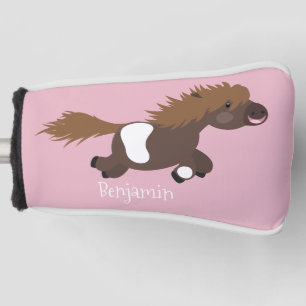 Darstellung der Pony-Cartoon in Shetland-niedlich Golf Headcover
