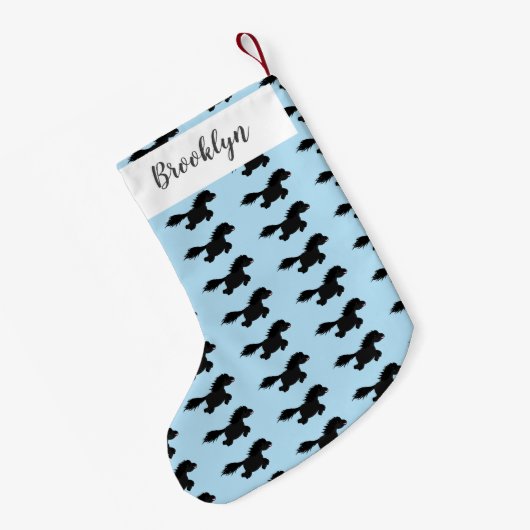 Darstellung der Pony-Cartoon in Shetland-niedlich Kleiner Weihnachtsstrumpf (Rückseite (Hängend))