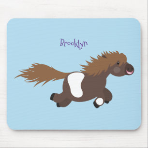 Darstellung der Pony-Cartoon in Shetland-niedlich Mousepad