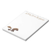 Darstellung der Pony-Cartoon in Shetland-niedlich Notizblock (Rotiert)