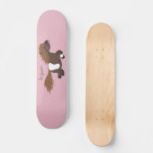 Darstellung der Pony-Cartoon in Shetland-niedlich Skateboard (Vorderseite)