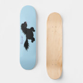 Darstellung der Pony-Cartoon in Shetland-niedlich Skateboard (Vorderseite)