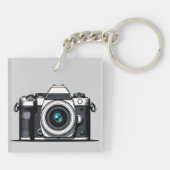 Darstellung der Retro-Kamera Schlüsselanhänger (Rückseite)