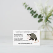 Darstellung der Rodentenkapazität Visitenkarte (Stehend Vorderseite)