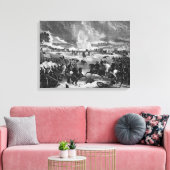 Darstellung der Schlacht von Gettysburg Leinwanddruck (Insitu (Wohnzimmer))
