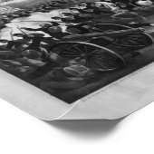 Darstellung der Schlacht von Gettysburg Poster (Ecke)