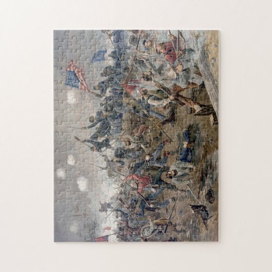 Darstellung der Schlacht von Spottsylvania, 1864,  Puzzle (Vertikal)
