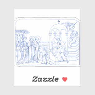 Darstellung der seligen Jungfrau Maria Aufkleber