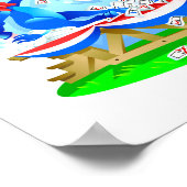 Darstellung der Stimmabgabe von Elephanten und Don Poster (Ecke)