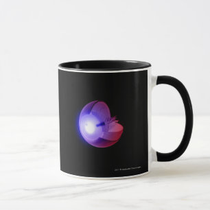 Darstellung der Struktur des Auges Tasse