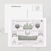 Darstellung der Theorie des Schiffbaus Postkarte (Vorne/Hinten)
