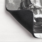 Darstellung der US-Fregatte, Mousepad (Ecke)