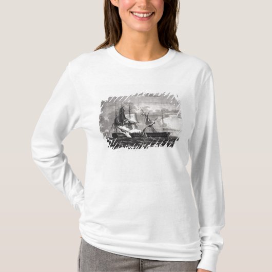 Darstellung der US-Fregatte, T-Shirt (Vorderseite)
