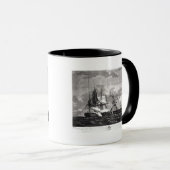 Darstellung der US-Fregatte, Tasse (VorderseiteRechts)
