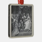 Darstellung der Verfassungsurkunde Ornament Aus Metall (Rechts)