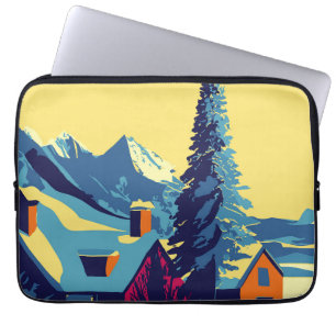 Darstellung der Winterlandschaften Laptopschutzhülle