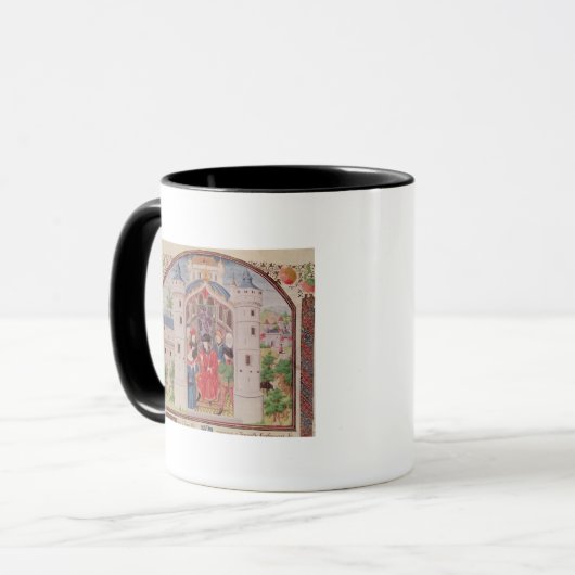 Darstellung der Wirtschaft Tasse (Vorderseite Links)