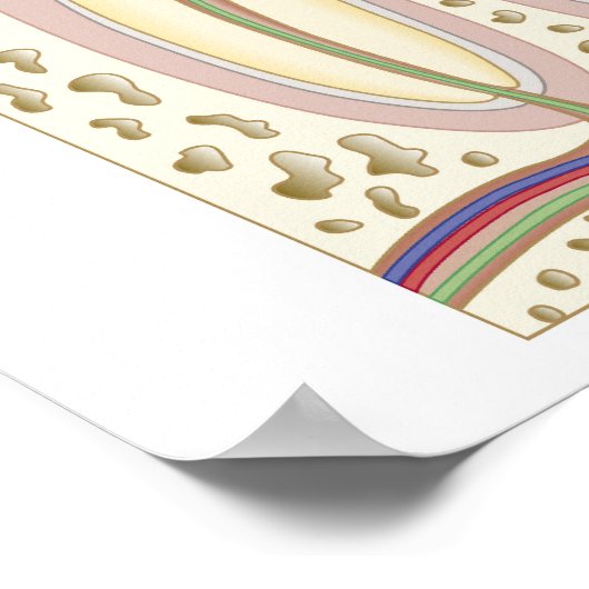 Darstellung der Zahnfülle Poster (Ecke)