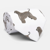 Darstellung des afghanischen Hundshundes-Cartoon Krawatte (Gerollt)