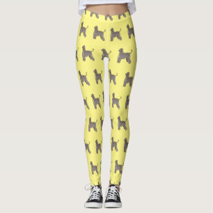 Darstellung des afghanischen Hundshundes-Cartoon Leggings