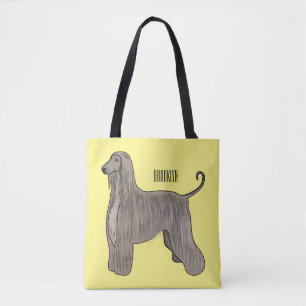 Darstellung des afghanischen Hundshundes-Cartoon Tasche