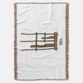 Darstellung des Angklung-Cartoon Decke (Vorderseite Vertikal)