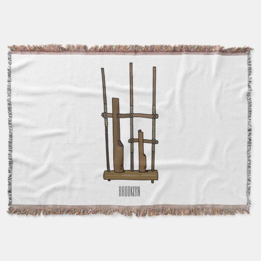Darstellung des Angklung-Cartoon Decke (Vorderseite)