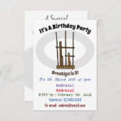 Darstellung des Angklung-Cartoon Einladung (Vorne/Hinten)