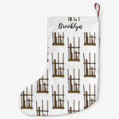 Darstellung des Angklung-Cartoon Kleiner Weihnachtsstrumpf (Rückseite)