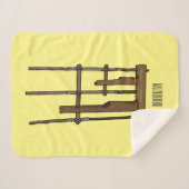 Darstellung des Angklung-Cartoon Sherpadecke (Vorderseite (Horizontal))