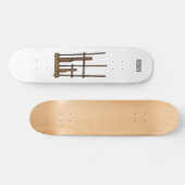 Darstellung des Angklung-Cartoon Skateboard (Horizontal)