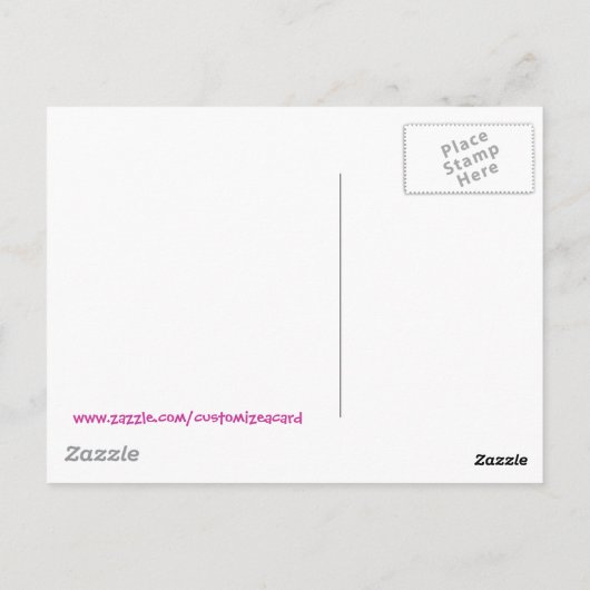 Darstellung des antiken Primers des Kindes Postkarte (Rückseite)