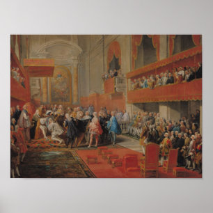 Darstellung des Auftrages von Heiliger Geist zu Poster