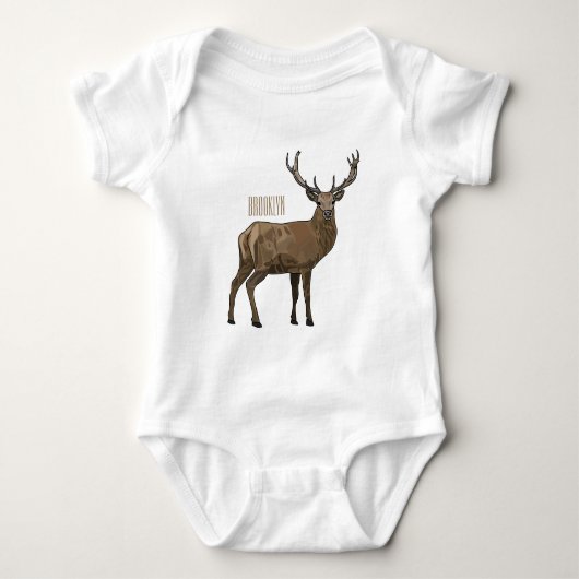 Darstellung des Cartoon Baby Strampler (Vorderseite)