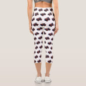 Darstellung des Cartoon Capri Leggings (Rückseite)