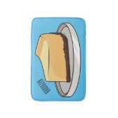 Darstellung des Cartoon Cheesecake Badematte (Vorderseite Vertikal)