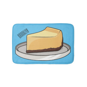 Darstellung des Cartoon Cheesecake Badematte