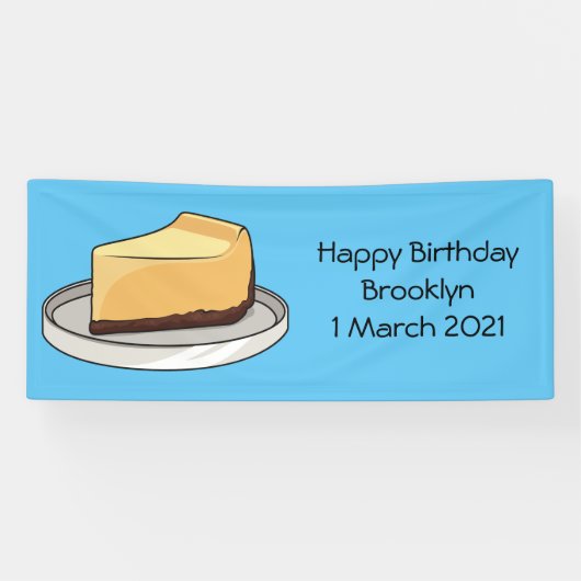 Darstellung des Cartoon Cheesecake Banner (Horizontal)