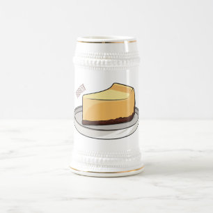 Darstellung des Cartoon Cheesecake Bierglas