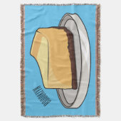 Darstellung des Cartoon Cheesecake Decke (Vorderseite Vertikal)