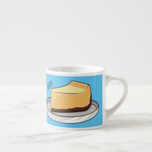 Darstellung des Cartoon Cheesecake Espressotasse