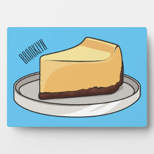 Darstellung des Cartoon Cheesecake Fotoplatte
