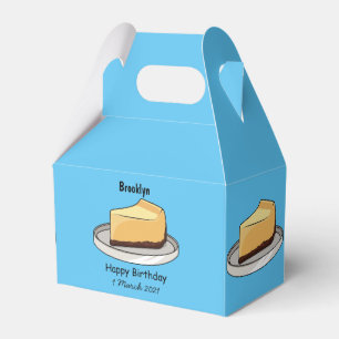 Darstellung des Cartoon Cheesecake Geschenkschachtel