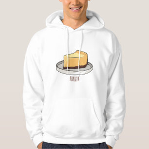 Darstellung des Cartoon Cheesecake Hoodie