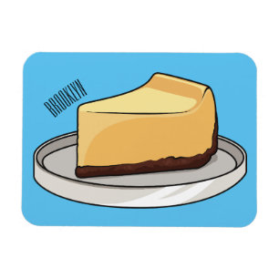 Darstellung des Cartoon Cheesecake Magnet