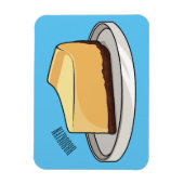 Darstellung des Cartoon Cheesecake Magnet (Vertikal)